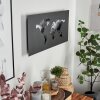 Applique murale  Zabreira LED Noir, Argenté, 1 lumière