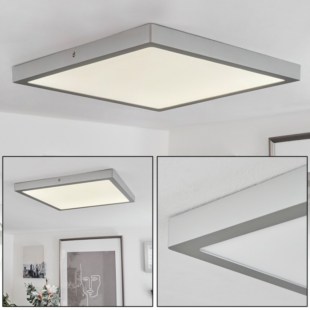 Plafonnier Finsrud LED Argenté, 1 lumière main product photo
