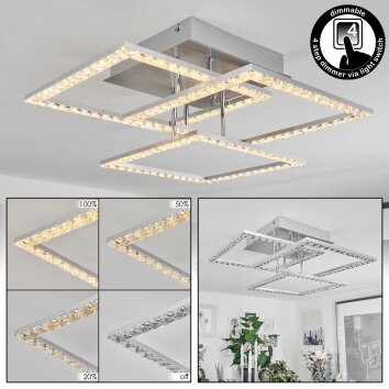 Plafonnier  Serranos LED Aluminium, 1 lumière