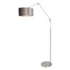 Lampadaire Steinhauer Prestige Chic Acier brossé, 1 lumière