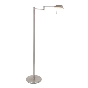 Lampadaire Steinhauer Retina LED Acier inoxydable, 1 lumière