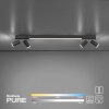 Plafonnier Paul Neuhaus PURE-LINES LED Anthracite, 1 lumière, Télécommandes