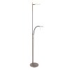 Lampadaire à vasque Steinhauer Turound LED Acier brossé, 2 lumières