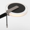 Lampadaire à vasque Steinhauer Turound LED Noir, 2 lumières