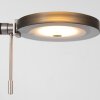 Lampadaire à vasque Steinhauer Turound LED Acier brossé, 2 lumières