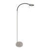Lampadaire Steinhauer Turound LED Acier brossé, 1 lumière