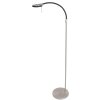 Lampadaire Steinhauer Turound LED Acier brossé, 1 lumière