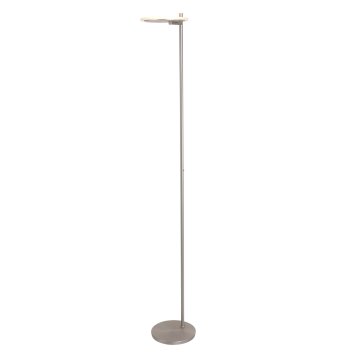 Lampadaire à vasque Steinhauer Turound LED Acier brossé, 1 lumière