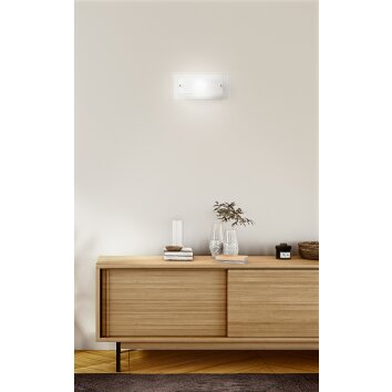 Applique murale Fabas Luce Naxar Blanc, 1 lumière