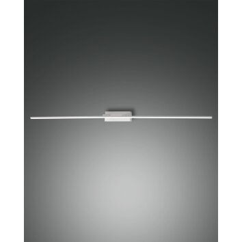 lampe miroir Fabas Luce Nala LED Blanc, 1 lumière