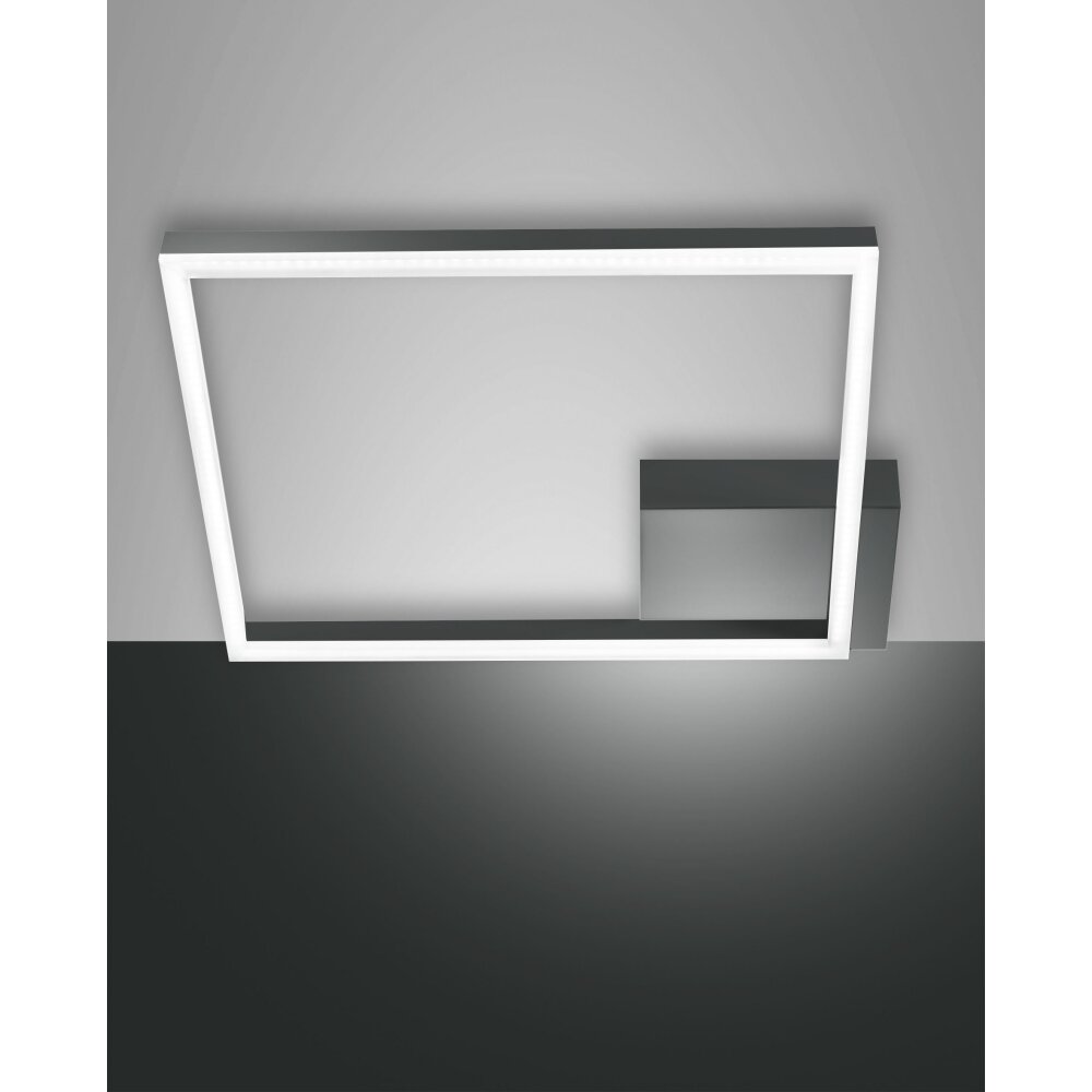 Plafonnier Fabas Luce Bard LED Anthracite, 1 lumière main product photo
