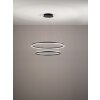 Suspension Fabas Luce Giotto LED Noir, 2 lumières