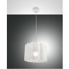 Suspension Fabas Luce Glicine Blanc, 1 lumière