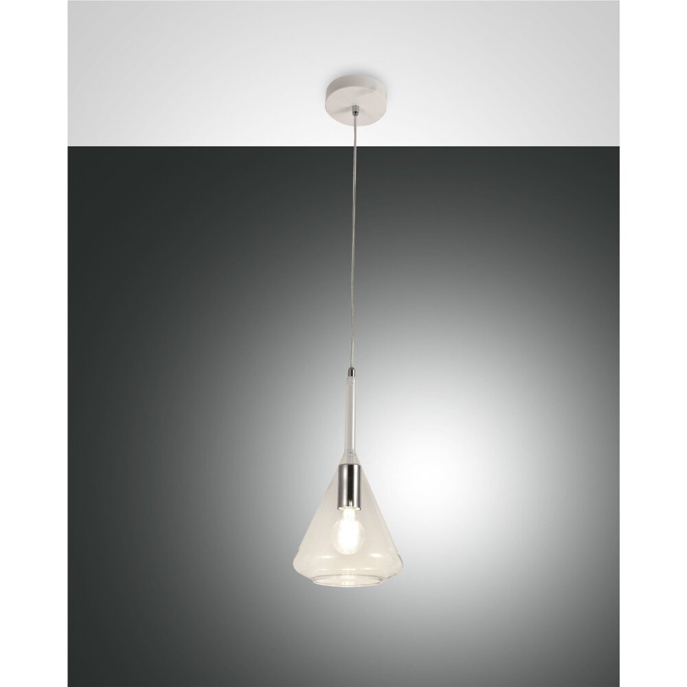 Suspension Fabas Luce Tris Blanc, 1 lumière main product photo