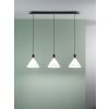 Suspension Fabas Luce Vincent Noir, 3 lumières