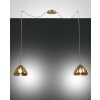 Suspension Fabas Luce Glow Laiton, 2 lumières