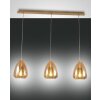 Suspension Fabas Luce Britton Laiton, 3 lumières