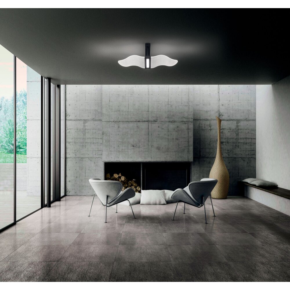 Plafonnier Fabas Luce Fenice LED Noir, 1 lumière main product photo