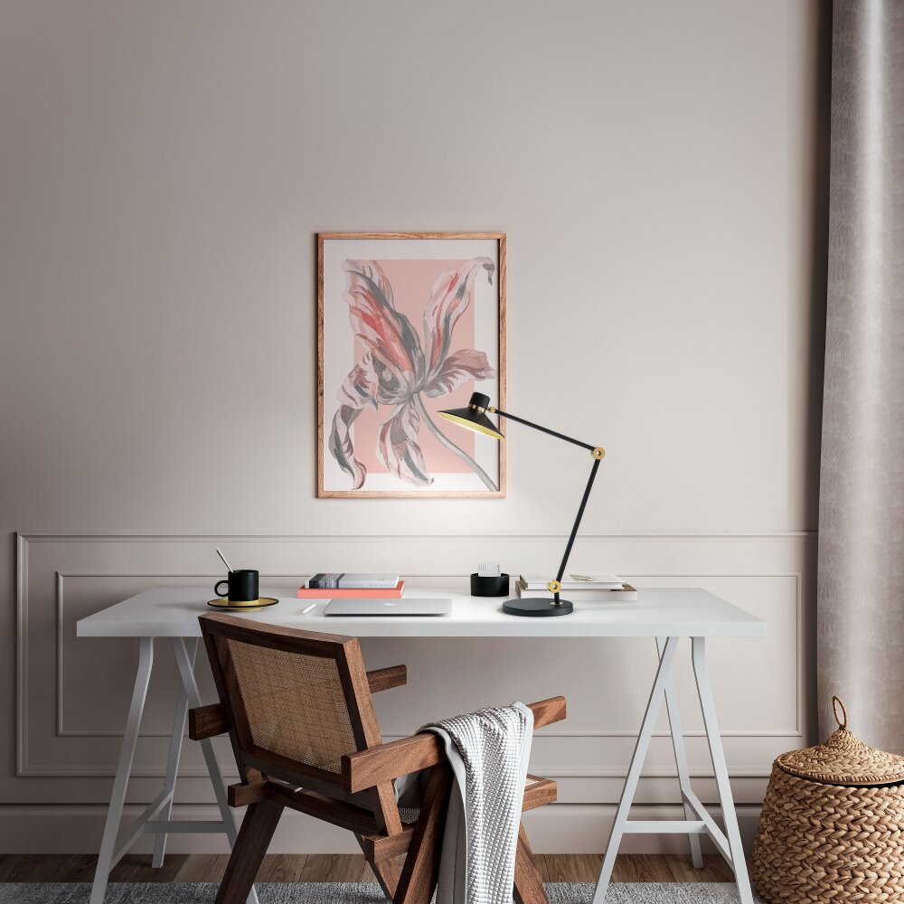 Lampe de table Fabas Luce Panarea LED Noir, 1 lumière main product photo
