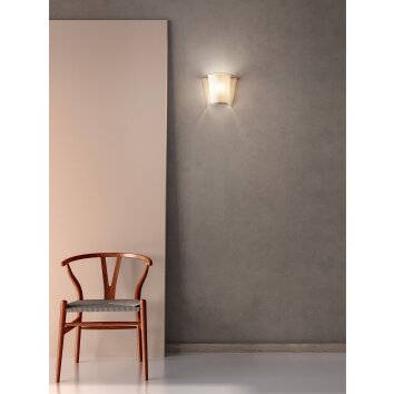 Applique murale Fabas Luce Viki Blanc, 1 lumière