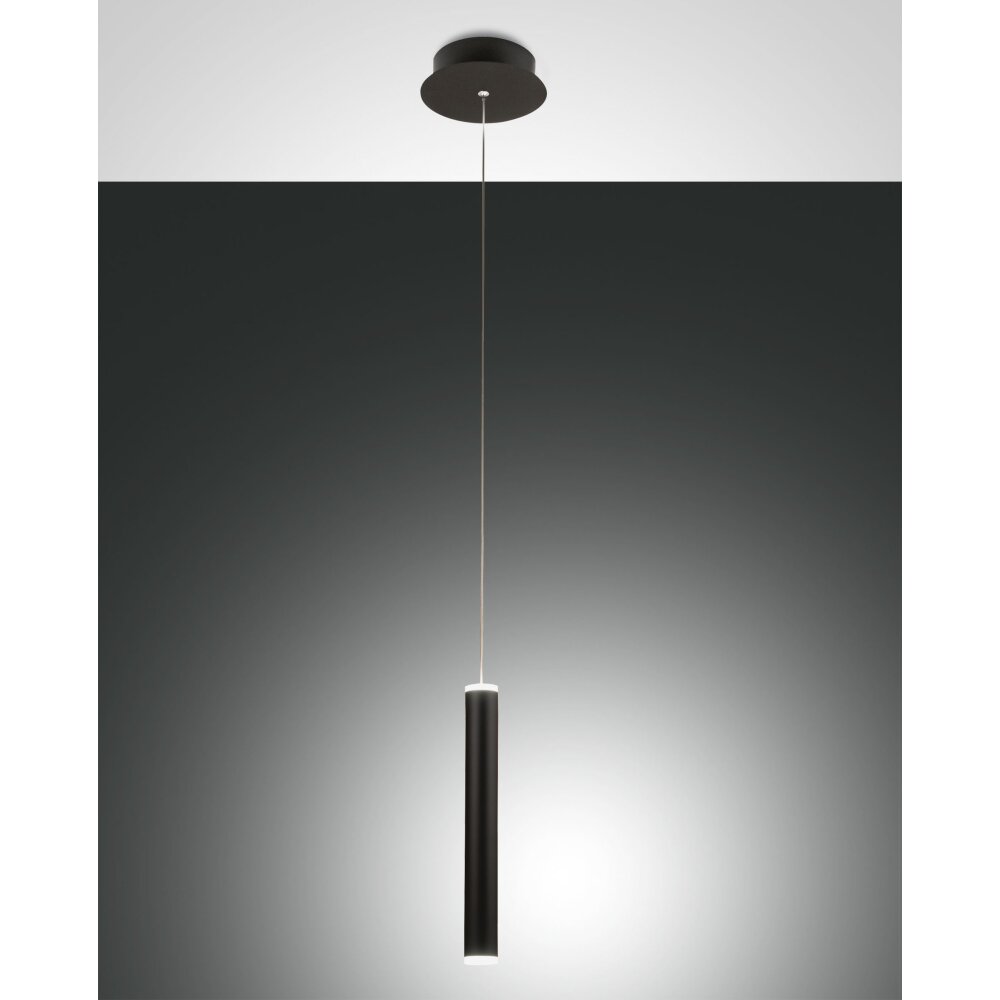Suspension Fabas Luce Prado LED Noir, 1 lumière main product photo