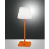 Lampe à poser Fabas Luce Adam LED Orange, 1 lumière