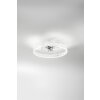 Ventilateur de plafond Fabas Luce Savoy LED Blanc, 1 lumière
