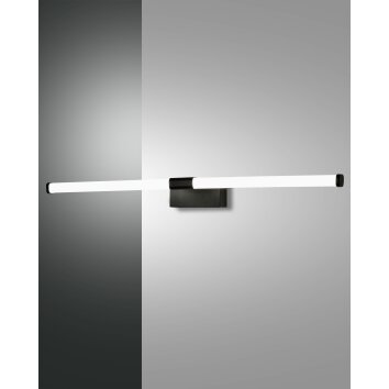 lampe miroir Fabas Luce Ago LED Noir, 1 lumière