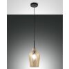 Suspension Fabas Luce Stintino Noir, 1 lumière