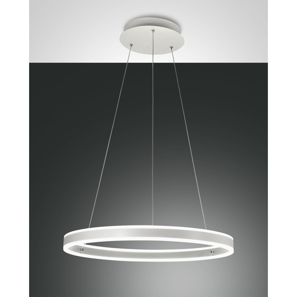 Suspension Fabas Luce Palau LED Blanc, 1 lumière main product photo