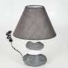 Lampe de table  Palmela Gris, Blanc, 1 lumière