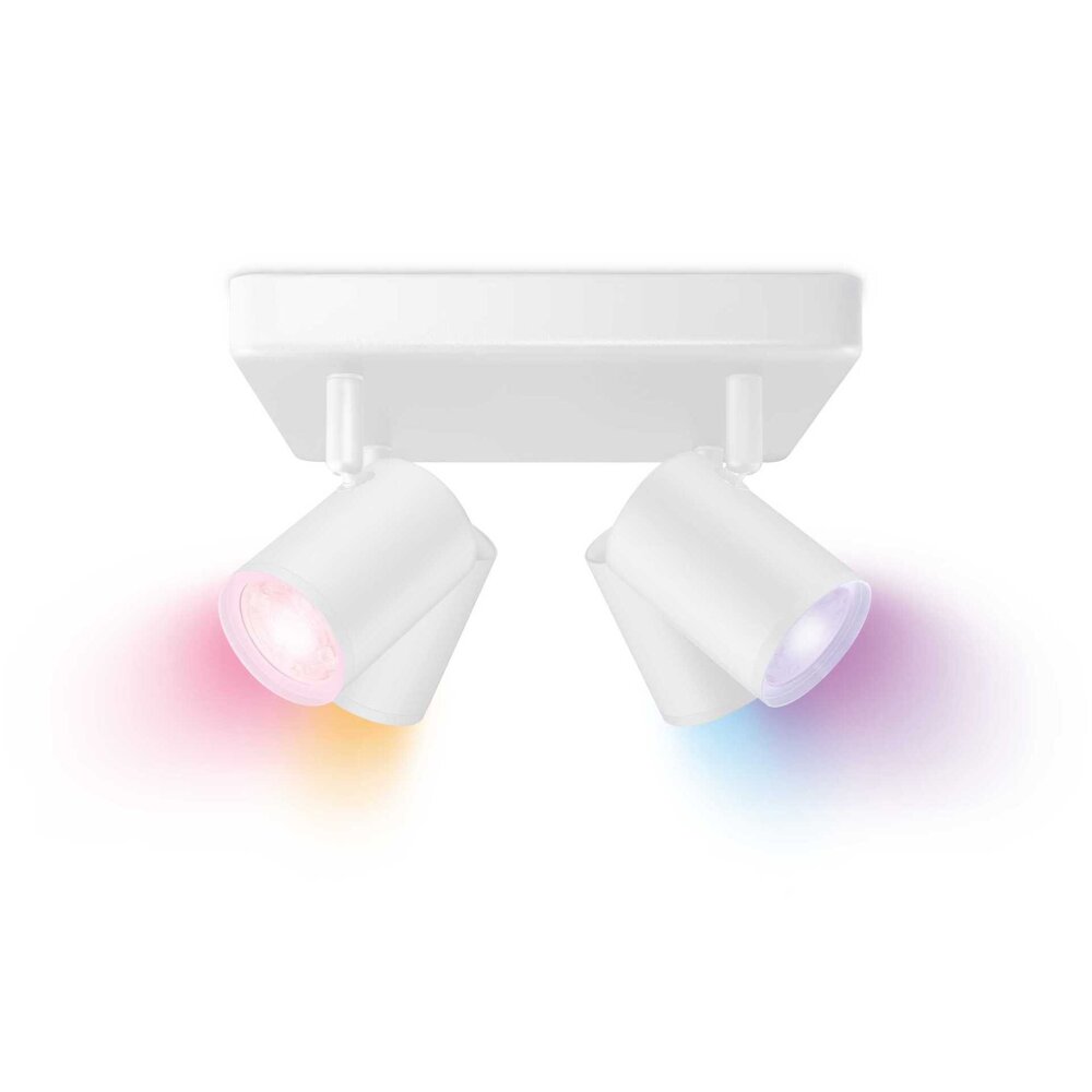Plafonnier Philips WiZ IMAGEO LED Blanc, 4 lumières, Changeur de couleurs main product photo