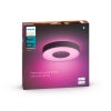 Plafonnier Philips Hue Xamento LED Noir, Blanc, 1 lumière, Changeur de couleurs