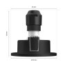 Spot encastrable Philips Hue Xamento LED Noir, 1 lumière, Changeur de couleurs