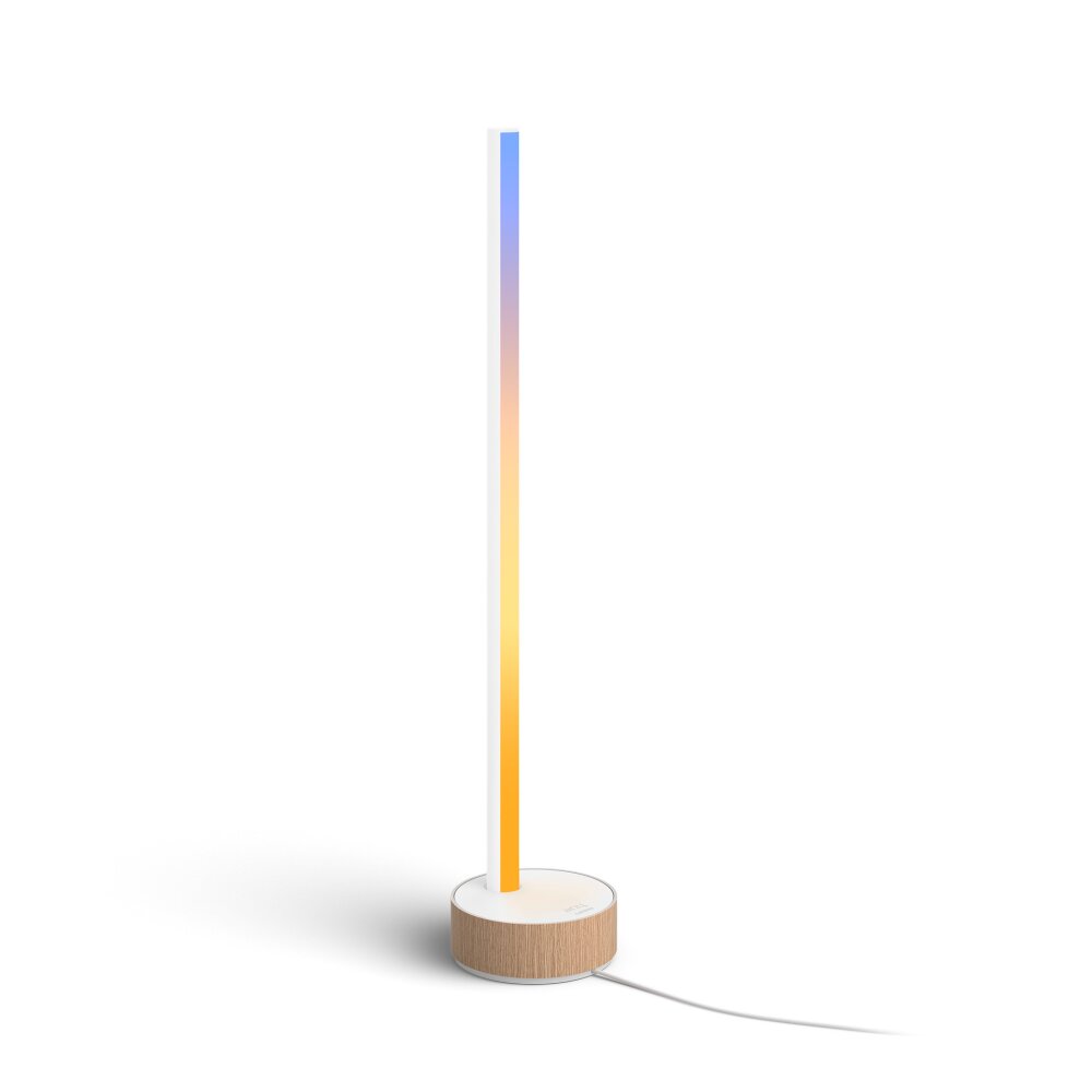 Lampe de table Philips Hue Gradient Signe Oak LED Écru, Blanc, 1 lumière main product photo