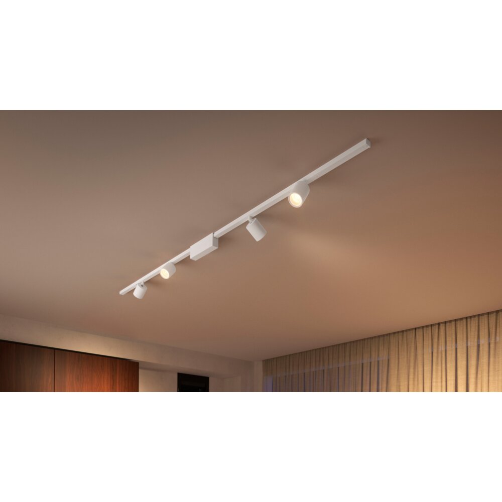 Plafonnier Kit de base Philips Hue Perifo LED Blanc, 4 lumières, Changeur de couleurs main product photo