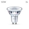 Philips Classic Set de 3 LED GU10 4,6 watt 2700 kelvin 355 lumen