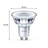 Philips Classic Set de 3 LED GU10 4,6 watt 4000 kelvin 390 lumen