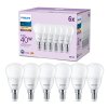 Philips Classic Lot de 6 LED E14 4,9 watt 2700 kelvin 470 lumen