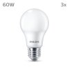 Philips Classic Lot de 3 LED E27 8 watt 2700 kelvin 806 lumen