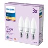 Philips Classic Lot de 3 LED E14 2,8 watt 2700 kelvin 250 lumen