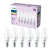 Philips Classic Lot de 6 LED E14 4,9 watt 2700 kelvin 470 lumen