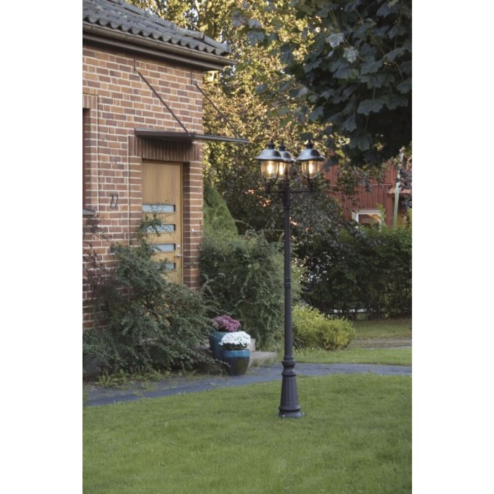 Lampadaire Konstsmide Parma Noir, 3 lumières main product photo