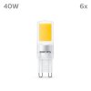 Philips Brûleur 6 pièces LED GU9 3,2 watt 2700 kelvin 400 lumen