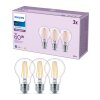 Philips Classic Set de 3 LED E27 7 watt 4000 Kelvin 850 lumen