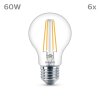 Philips Classic 6er Set LED E27 7 Watt 4000 Kelvin 850 Lumen