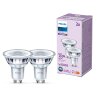 Philips Classic Lot de 2 LED GU10 3,5 watt 4000 kelvin 275 lumen