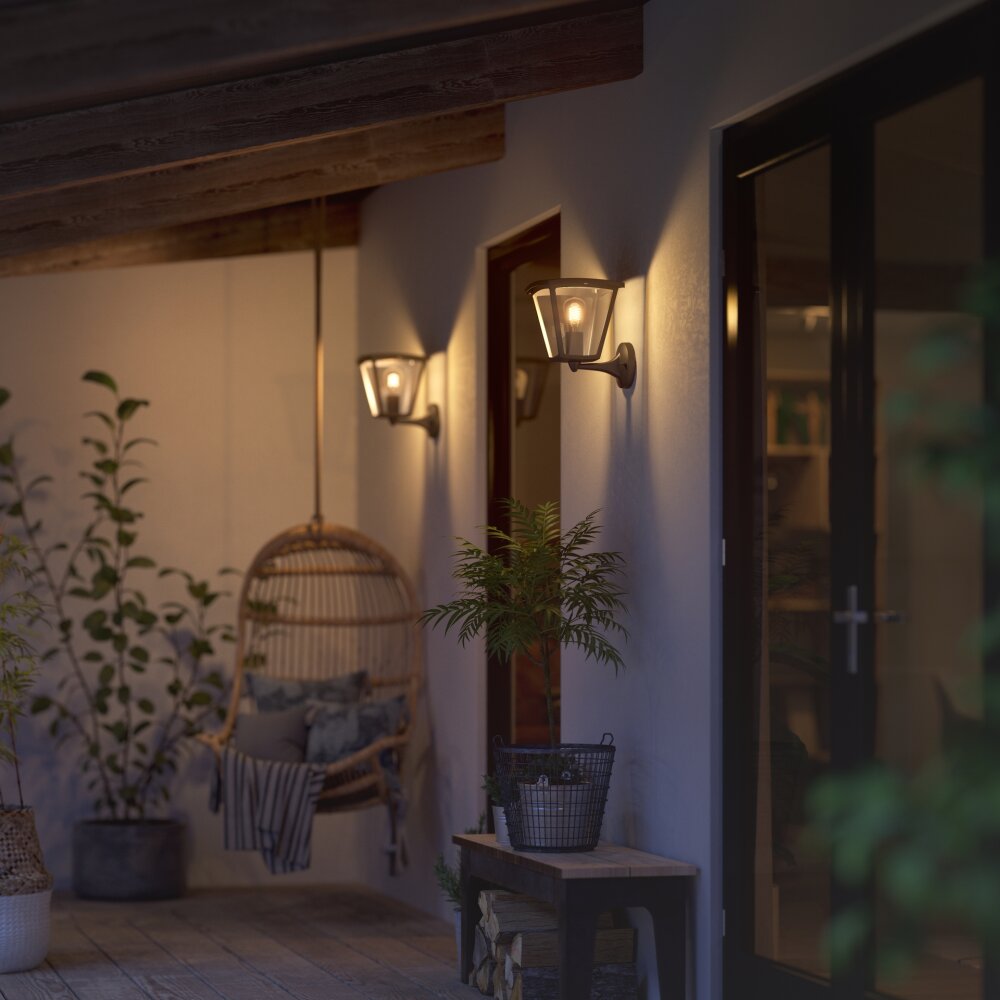 Applique murale d'extérieur Philips Hue White Inara LED Noir, 1 lumière main product photo