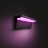 Applique murale d'extérieur Philips Hue Nyro LED Noir, 1 lumière, Changeur de couleurs