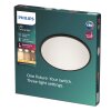 Plafonnier Philips CL550 LED Noir, Blanc, 1 lumière